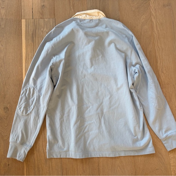 J.Crew long-sleeve rugby polo shirt vintage oarsman style - size large - Picture 7 of 9